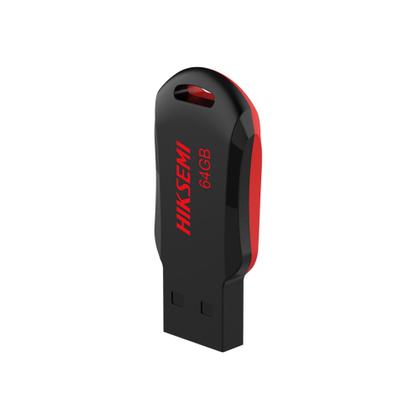 Imagem de Pendrive Hiksemi USB 2.0 Flash Drive RNB series 64GB Preto Vermelho M200R