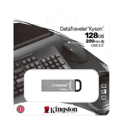 Imagem de Pendrive Kingston Kyson DTKN/128GB 128GB / USB 3.2 - Prata