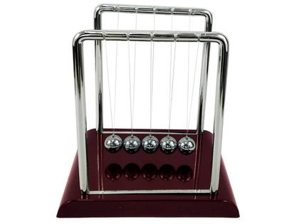 Imagem de Pêndulo De Mesa Newton Balance Balls Grande Decorativo Para Mesa Sala Escritório Luxo
