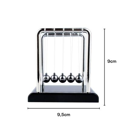 Imagem de Pêndulo de Newton 9cm 5 Esferas Decoração Mesa
