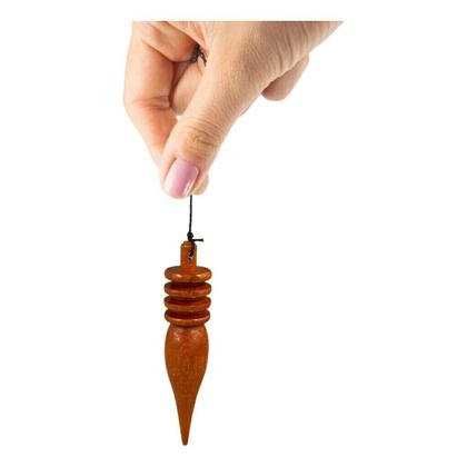 Imagem de Pêndulo Em Madeira Com Chumbo Para Radiestesia (MOD 2)