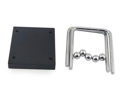 Imagem de Pêndulo Newton Base Preta E Suporte Em Metal Enfeite