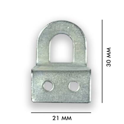 Imagem de Pendurador De Quadros Alheta N2 Com Parafusos 10 Unid.