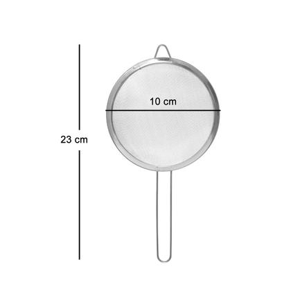 Imagem de Peneira aço inox 10cm cozinha coador polvilhar
