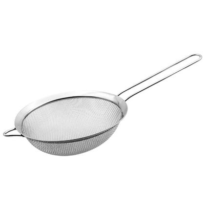 Imagem de Peneira Coador Em Aço Inox Utensílio De Cozinha Redonda 14cm