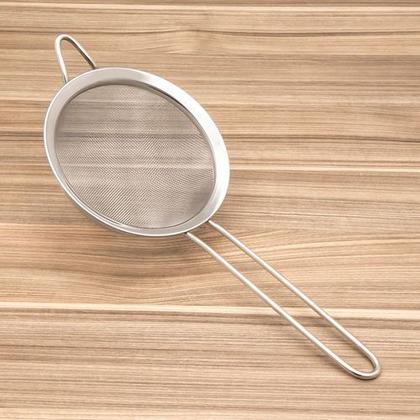 Imagem de Peneira De Inox Luxo 18cm Moderna Para Óleo e Farinha