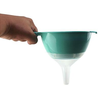 Imagem de Peneira de Plástico Média com Funil 15 cm