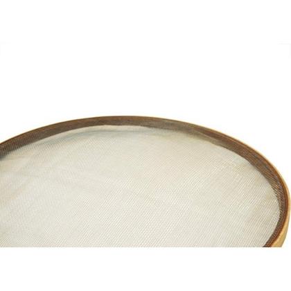 Imagem de Peneira Mm Feijao 55Cm Arame Aro Madeira 10419 - Kit C/6