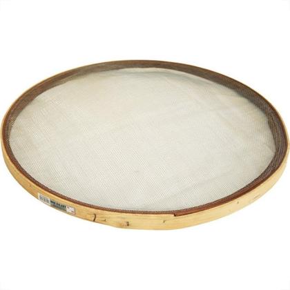 Imagem de Peneira Mm Feijao 55Cm Arame Aro Madeira 10419 - Kit C/6