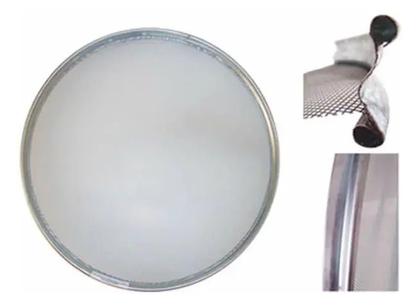 Imagem de Peneira para Feijão Aro Metálico 70 cm Mabelini PENFE70 Reforçada Malha 6