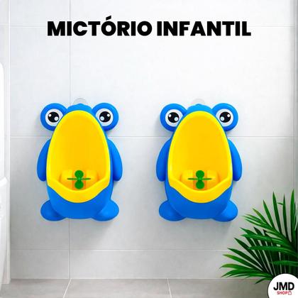 Imagem de Penico Infantil Sapinho Mictório Educativo Meninos Desmontável e Ventosa