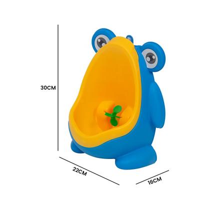 Imagem de Penico Infantil Sapinho Mictório Educativo Meninos Desmontável e Ventosa