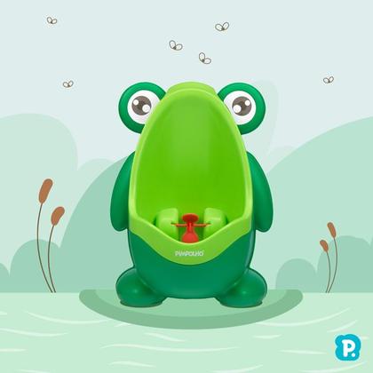 Imagem de Penico Mictório Menino Sapinho Infantil Verde - Pimpolho Baby