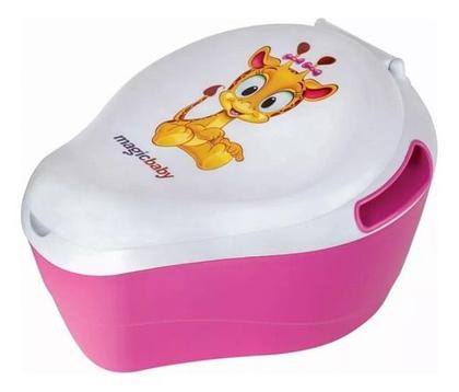 Imagem de Penico Troninho Infantil Bebe Musical 3 Em 1 Rosa Magic Toys