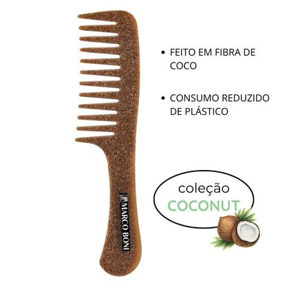 Imagem de Pente Cabelo Pequeno Fibra De Coco Linha Coconut Marco Boni