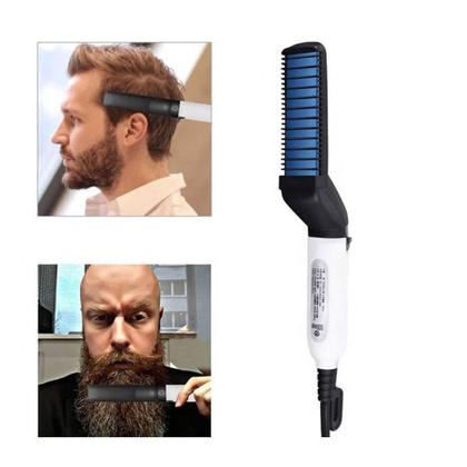 Imagem de Pente Chapinha Modelador Alisador De Barba Cabelo Homens