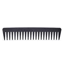 Imagem de Pente de Carbono CB601 Barbeiro e Cabeleireiro Umi Preto