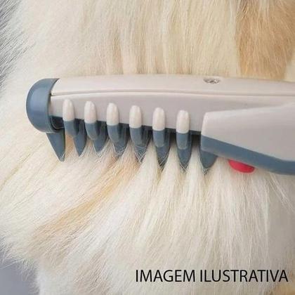 Imagem de Pente Eletrico Automático Desembolador De Pelos Gato Cão Pet