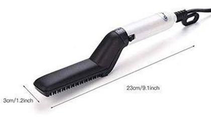 Imagem de Pente Elétrico Chapinha Modelador Alisador De Barba E Cabelo Masculino