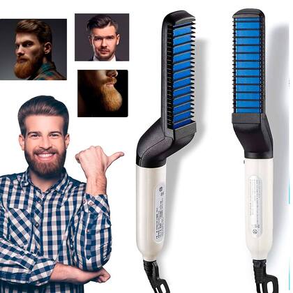Imagem de Pente Eletrico Modelador Para Cabelo Curto E Longo Bivolt
