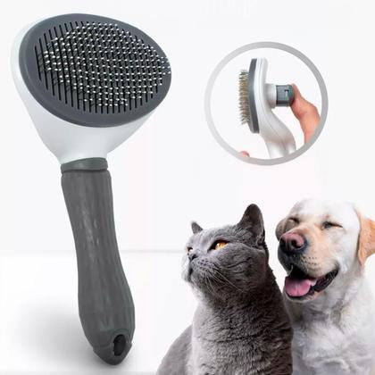 Imagem de Pente Para Pets Removedor De Pelos Escova Para Gatos