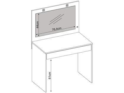 Imagem de Penteadeira Camarim Atraente Branco  Demóbile