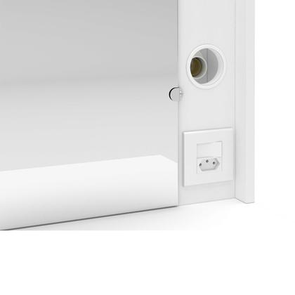 Imagem de Penteadeira Camarim com Espelho 7 Gavetas e Tomada Diamante Espresso Móveis