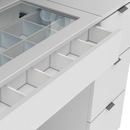 Imagem de Penteadeira Camarim com Espelho 7 Gavetas França