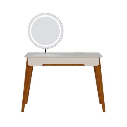 Imagem de Penteadeira com Espelho e LED Jazz 1 GV Off White