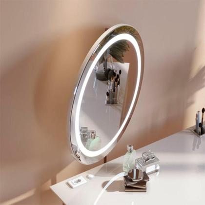 Imagem de Penteadeira com Espelho e LED Jazz 1 GV Off White