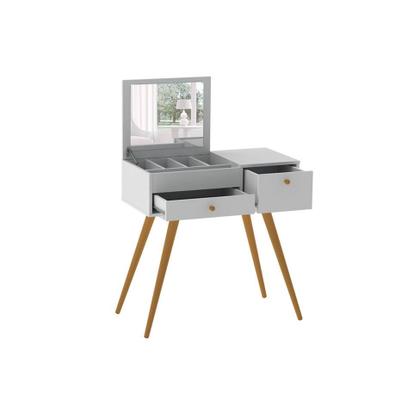 Imagem de Penteadeira com Espelho Eugênio Branca