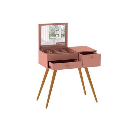 Imagem de Penteadeira com Espelho Jaspe Rosé