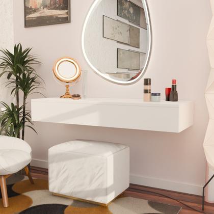 Imagem de Penteadeira Console Com Gaveta 100CM Camarim Com Corrediças Telescopicas