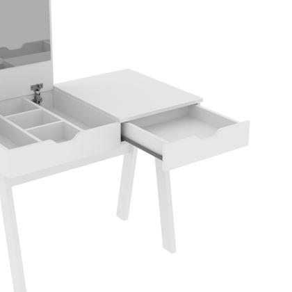 Imagem de Penteadeira/Escrivaninha 90,5cm com Espelho e 1 Gaveta Multimóveis CR25278