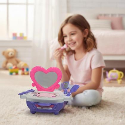 Imagem de Penteadeira Infantil Cantinho da Beleza com 3 acessorios