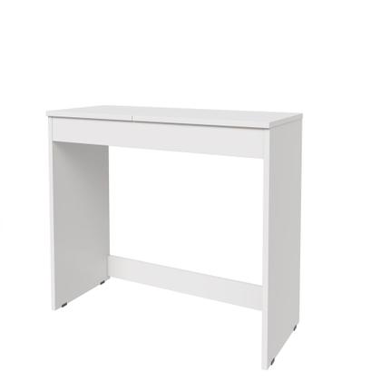 Imagem de Penteadeira Infantil Para Menina com Espelho e Porta Joias Paris Branco Para Quarto Estudos Oliart