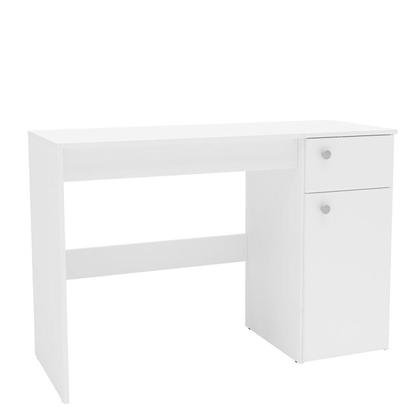 Imagem de Penteadeira Iracema com Tampo Porta Objetos com Espelho 1 Gaveta 1 Porta Branco