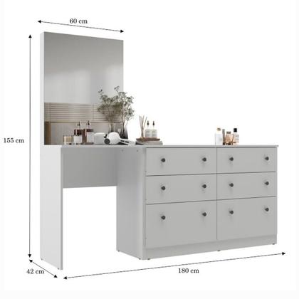 Imagem de Penteadeira Maitê Móveis Sul - 5527