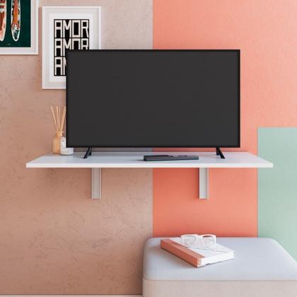 Imagem de Penteadeira para quarto Mesa dobrável de parede - ideal para espaços pequenos cozinha quarto