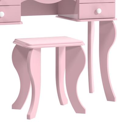 Imagem de Penteadeira Princesa com Espelho Rosa