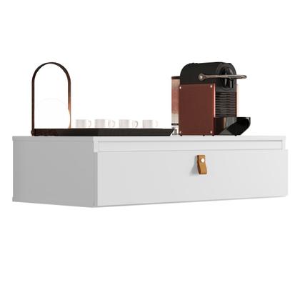 Imagem de Penteadeira Suspensa Mesa Camarim Escrivaninha Multiuso 1 Gaveta