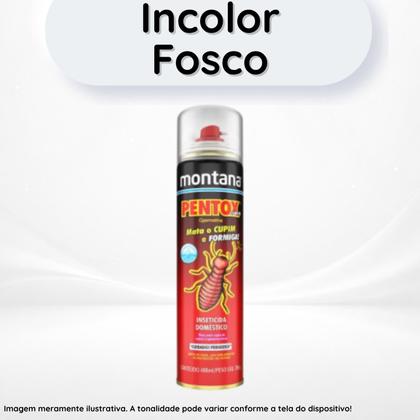 Imagem de Pentox Cupim Base Água Aerossol Incolor 400ml Montana Proteção Contra Cupins, Brocas e Formigas