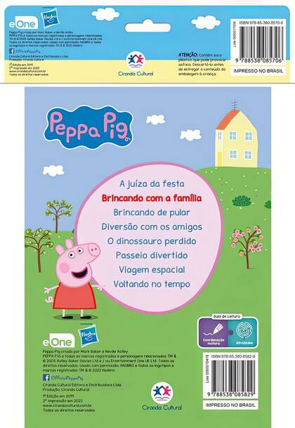 Imagem de Peppa Pig - Kit 40 Livrinhos Lembrancinha Sacolinha de Aniversário Festa Escola Ciranda Cultural
