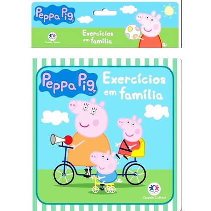 Imagem de Peppa Pig Livro de Banho Para Bebê Em Família 0/3 Anos 2 Vol - Ciranda Cultural