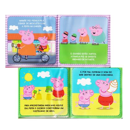 Imagem de Peppa Pig Livro de Banho Para Bebê Em Família 0/3 Anos 2 Vol - Ciranda Cultural
