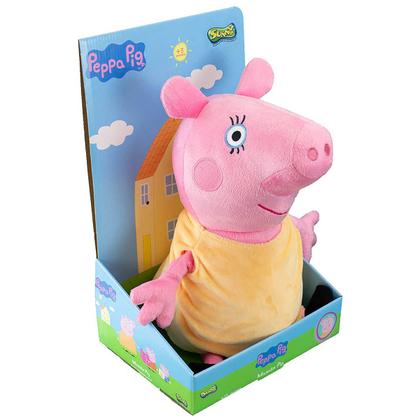 Imagem de Peppa Pig, Pelúcia Mamãe Pig Grande de 33cm Sunny