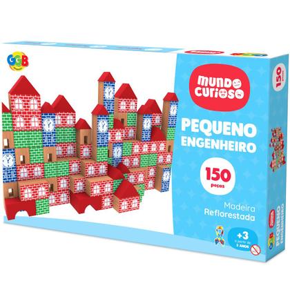 Imagem de Pequeno Engenheiro 150 Pcs Blocos Monta Monta Infantil