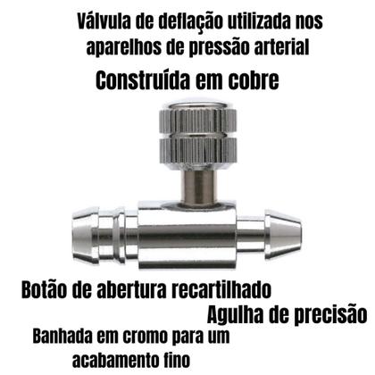 Imagem de Pera + Valvula Insuflaçao Aparelho Pressao Premium Universal