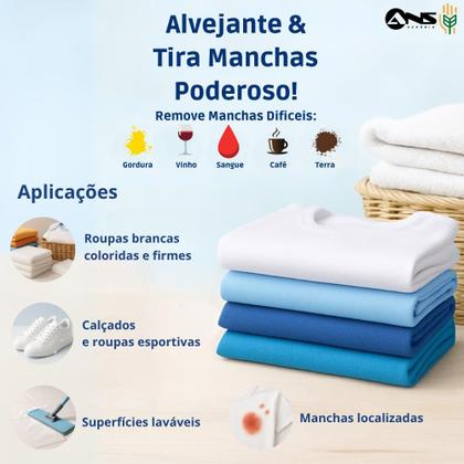 Imagem de Percarbonato de sódio 2kg Limpeza de Roupas e superfícies