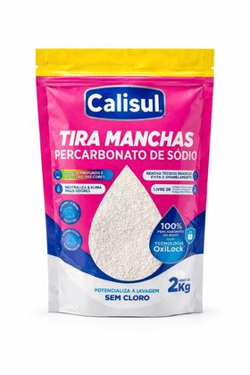 Imagem de Percarbonato de sódio Calisul Puro TIRA MANCHAS Roupas Brancas e Coloridas 2 kg